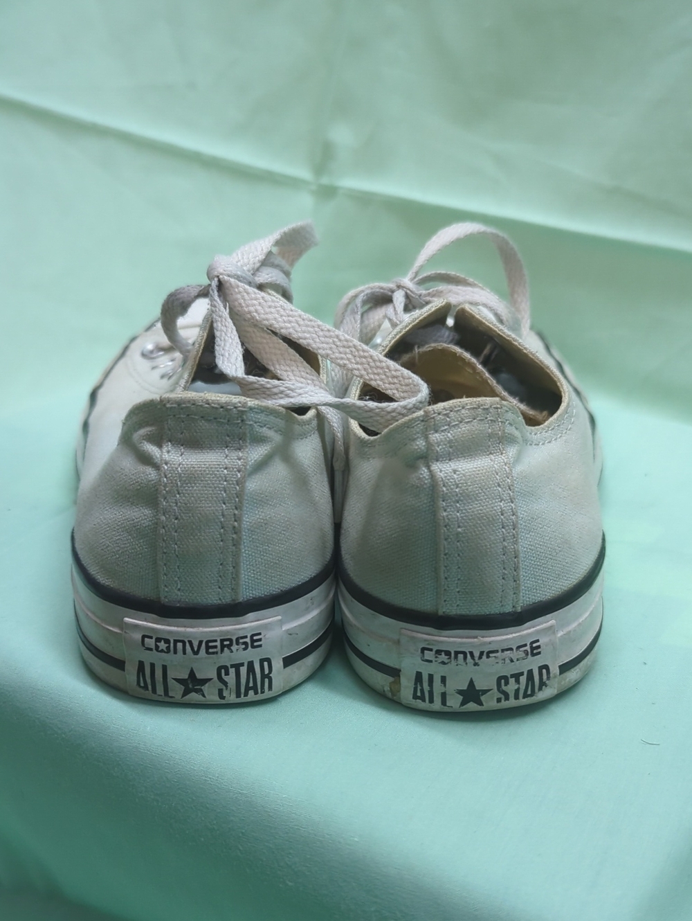 Classic Low-Top Canvas Sneakers in Light Green - Picture 2 of 8